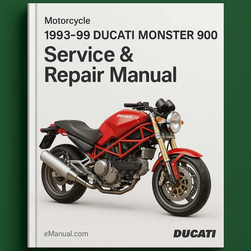 1993-99 Ducati Monster 900 Service Repair Manual