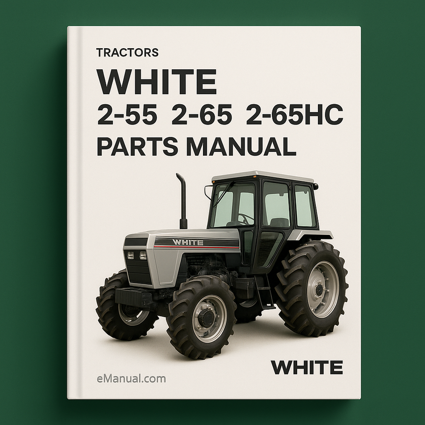 WHITE 2 55 2 65 2 65HC Tractors Parts Manual
