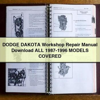 DODGE DAKOTA Workshop Repair Manual All 1987-1996 ModelS COVERED