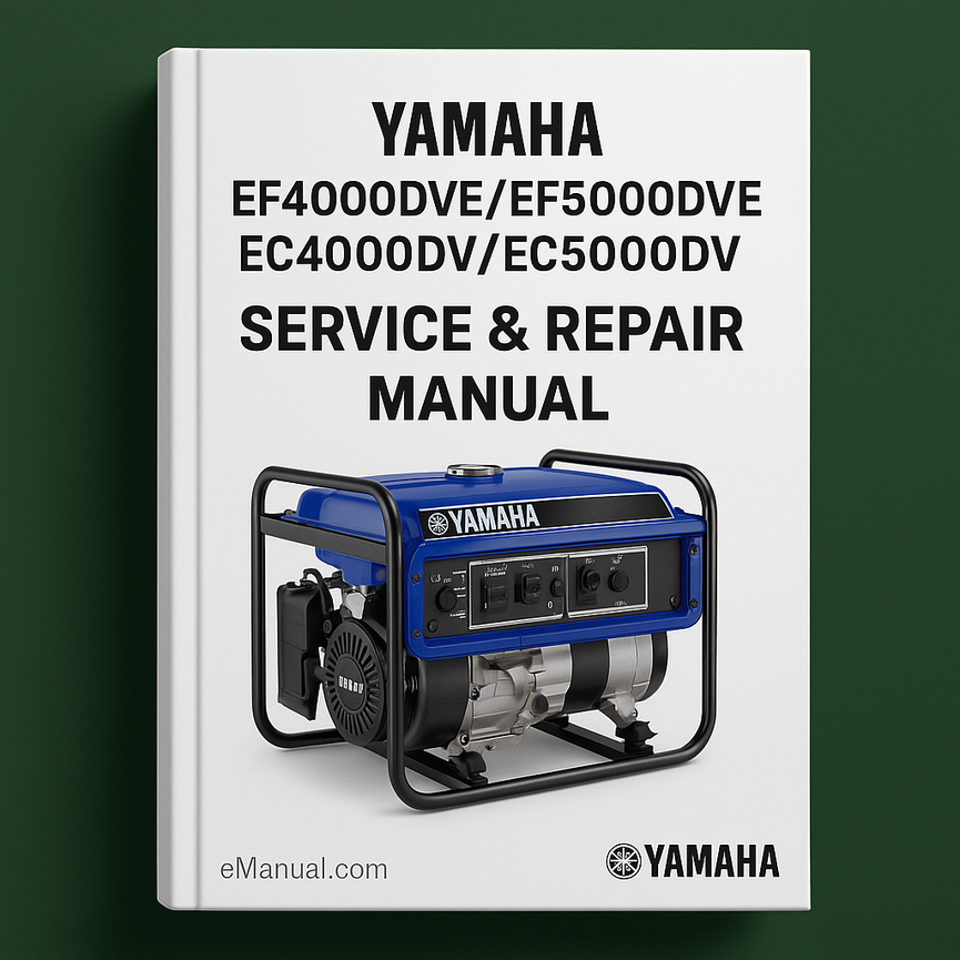 Yamaha EF4000DVE/EF5000DVE EC4000DV/EC5000DV Service Repair Manual