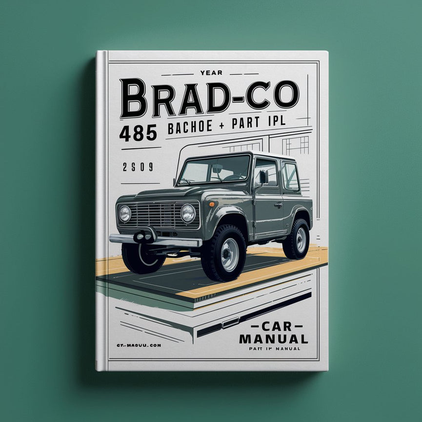 BRADCO 485 BACHOE Parts PART IPL Manual