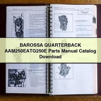 BAROSSA QUARTERBACK AAM250EATG250E Parts Manual Catalog