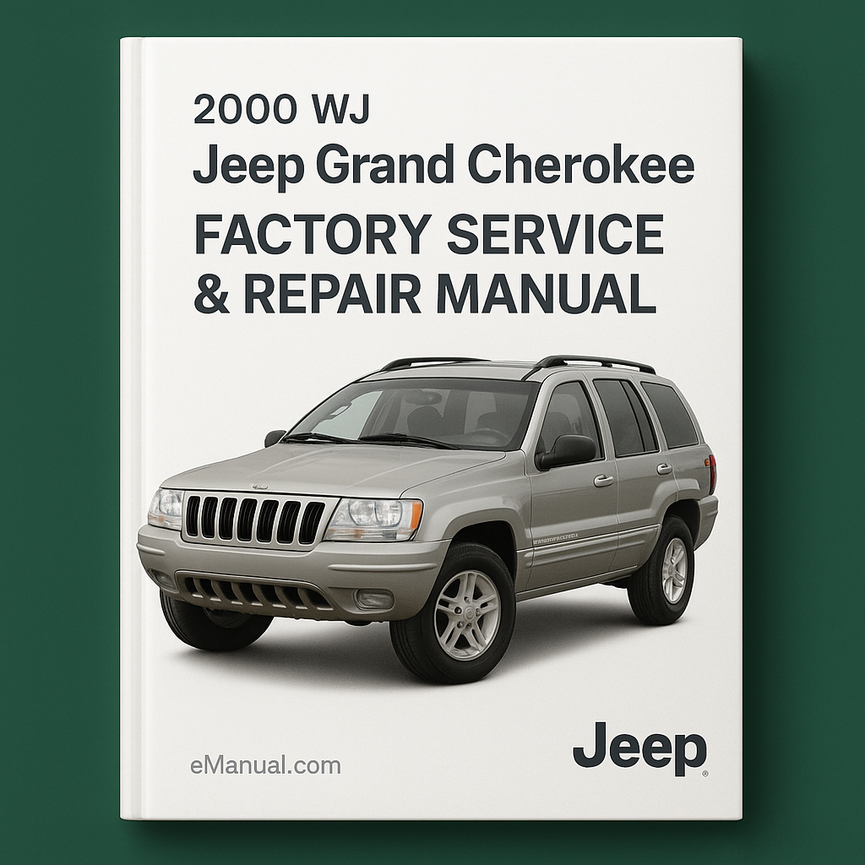 2000 WJ Jeep Grand Cherokee Factory Service Repair Manual
