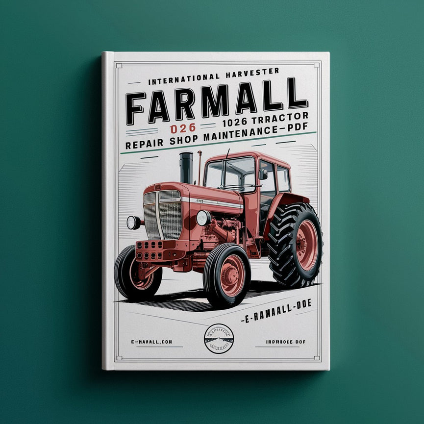 International Harvester Farmall IH 1026 Tractor Repair Shop Maintenance Manual-Improved-PDF