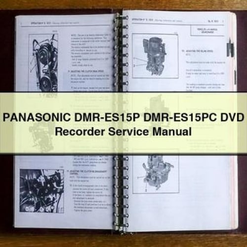 PANASONIC DMR-ES15P DMR-ES15PC DVD Recorder Service Manual