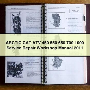 ARCTIC CAT ATV 450 550 650 700 1000 Service Repair Workshop Manual 2011