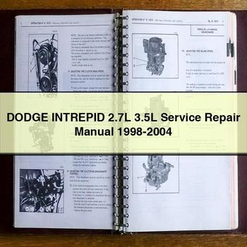 DODGE INTREPID 2.7L 3.5L Service Repair Manual 1998-2004