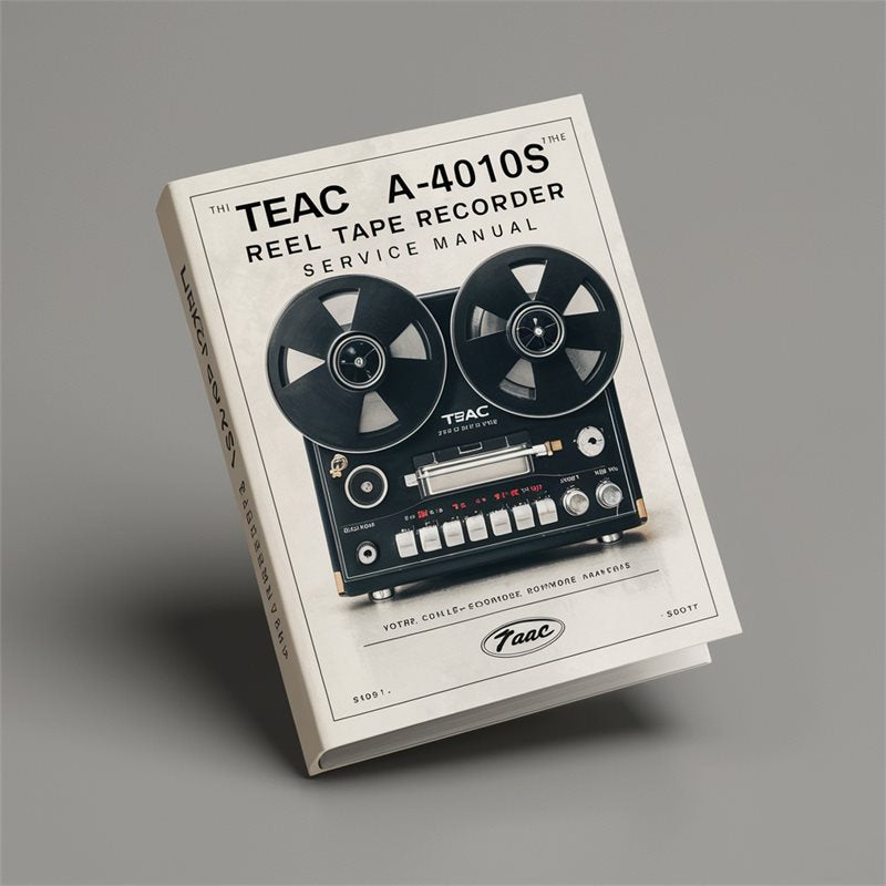 Teac -4010s Reel Tape Recorder Service Repair Workshop Manual PDF