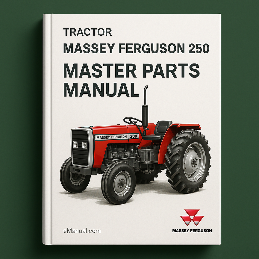 MASSEY FERGUSON 250 Tractor Master Parts Manual