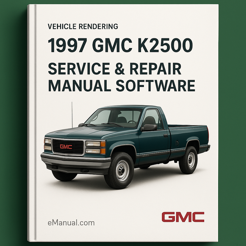 1997 GMC K2500 Service & Repair Manual Software