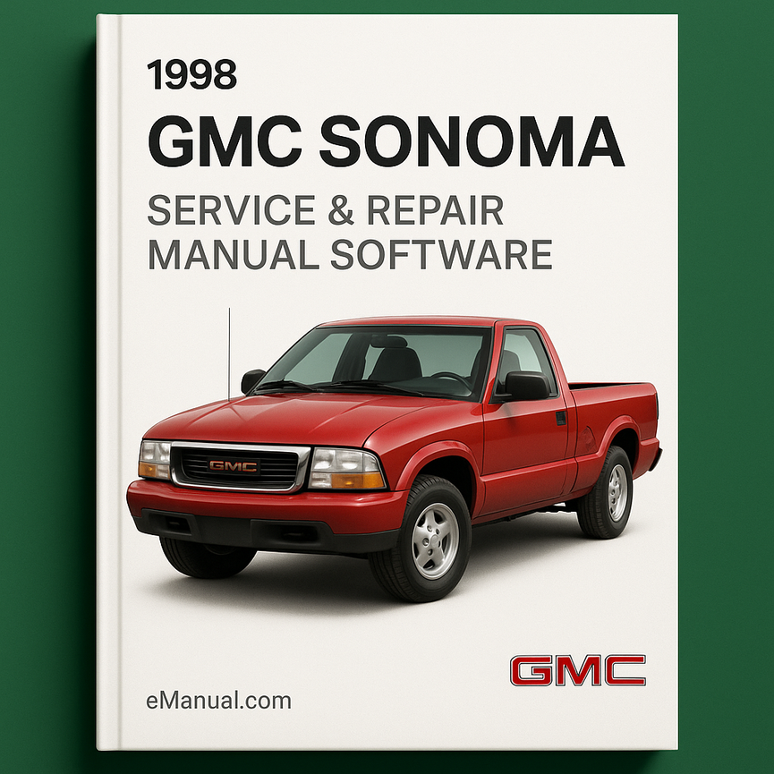 1998 GMC Sonoma Service & Repair Manual Software