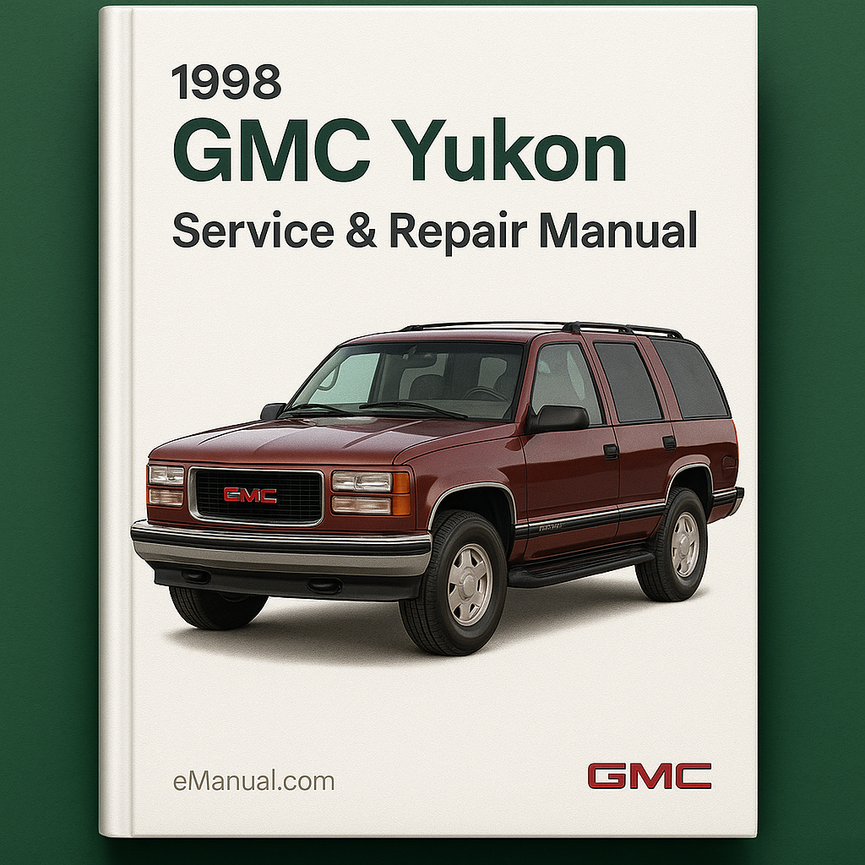 1998 GMC Yukon Service & Repair Manual Software