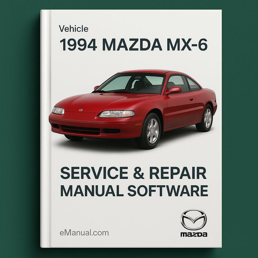 1994 Mazda MX-6 Service & Repair Manual Software