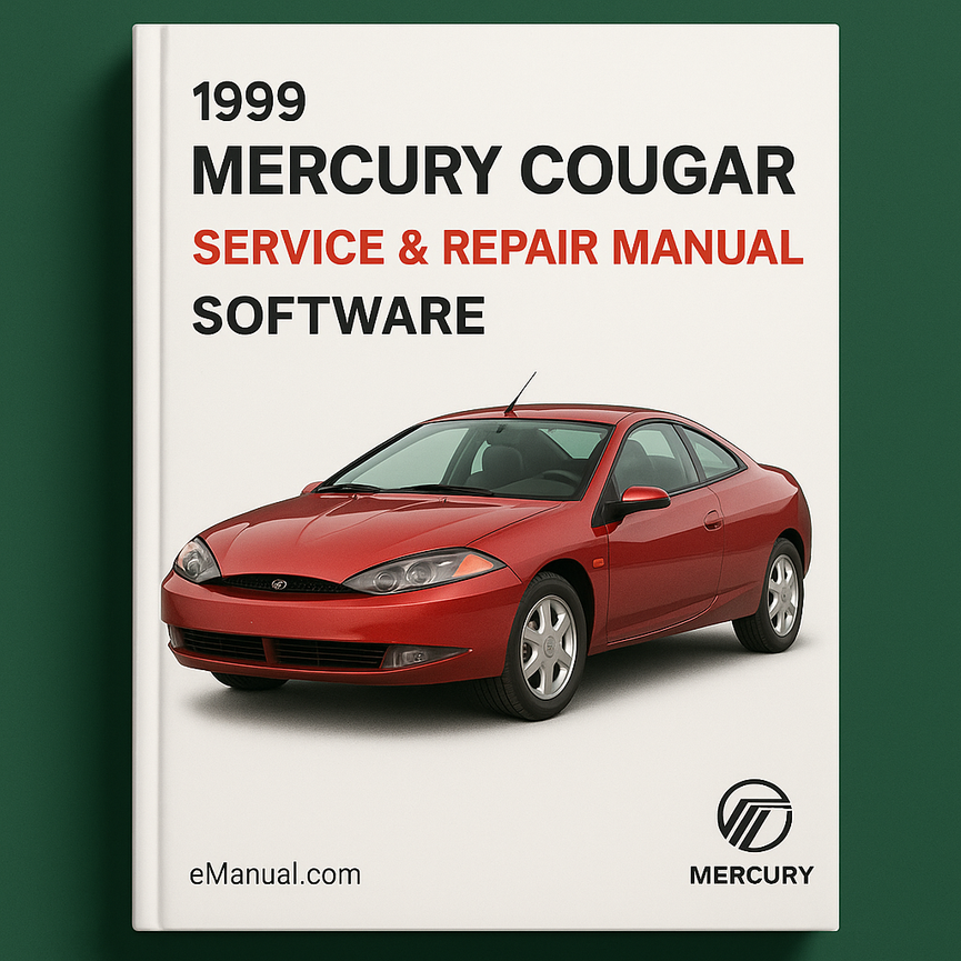 1999 Mercury Cougar Service & Repair Manual Software