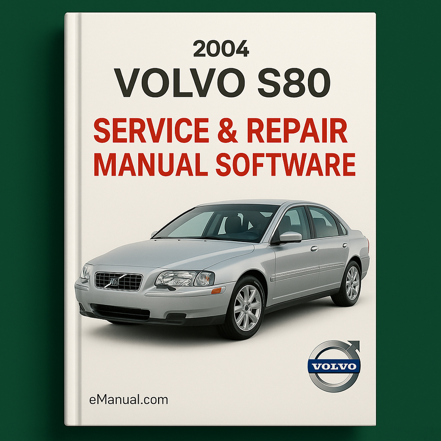 2004 Volvo S80 Service & Repair Manual Software