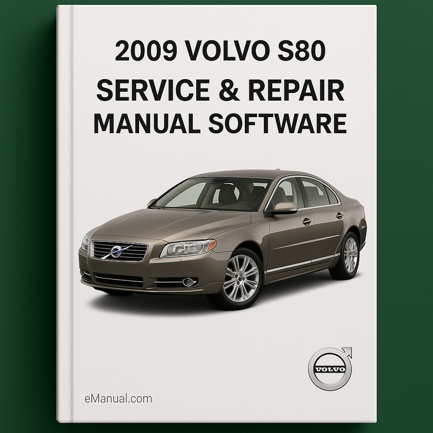 2009 Volvo S80 Service & Repair Manual Software