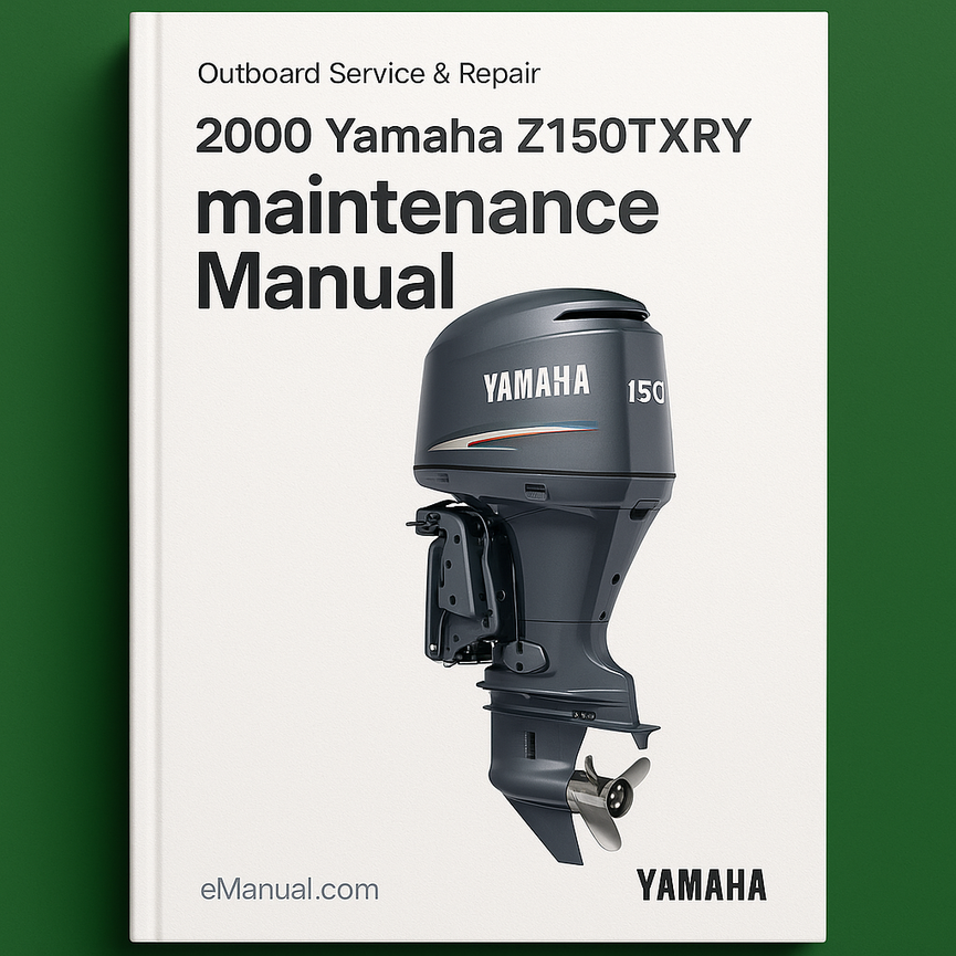 2000 Yamaha Z150TXRY Outboard Service Repair maintenance Manual. Factory