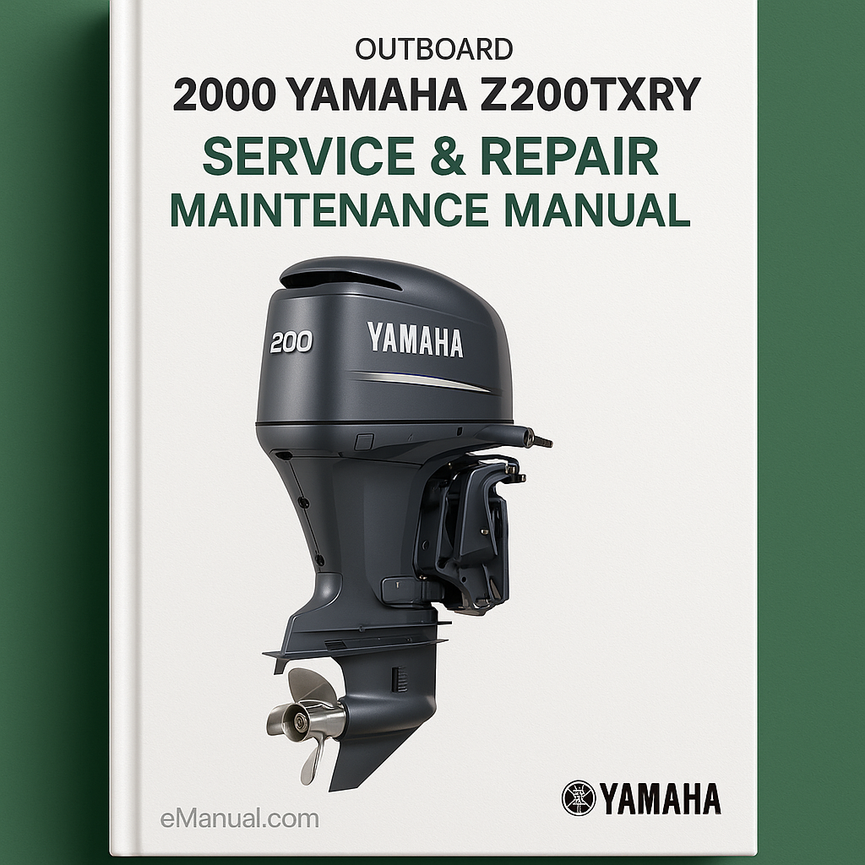 2000 Yamaha Z200TXRY Outboard Service Repair maintenance Manual. Factory