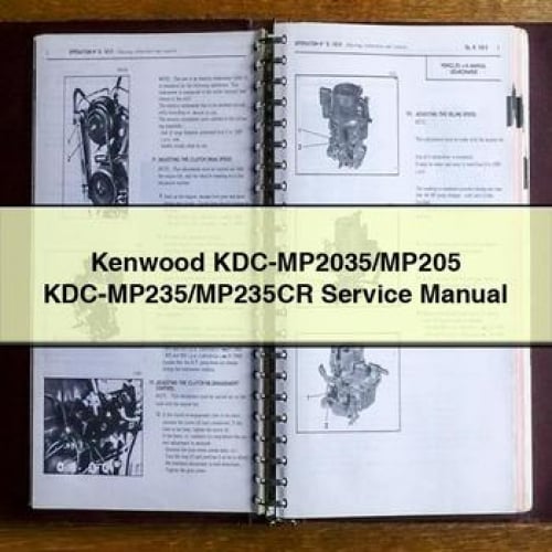 Kenwood KDC-MP2035/MP205 KDC-MP235/MP235CR Service Manual
