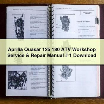 Aprilia Quasar 125 180 ATV Workshop Service Repair Manual 1
