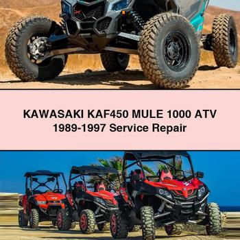 KAWASAKI KAF450 MULE 1000 ATV 1989-1997 Service Repair Manual