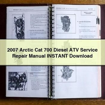 2007 Arctic Cat 700 Diesel ATV Service Repair Manual