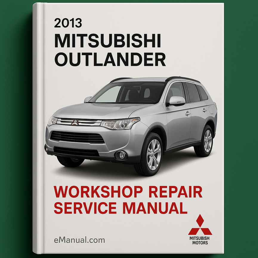 2013 Mitsubishi Outlander Workshop Repair Service Manual-590MB (MUT-III)