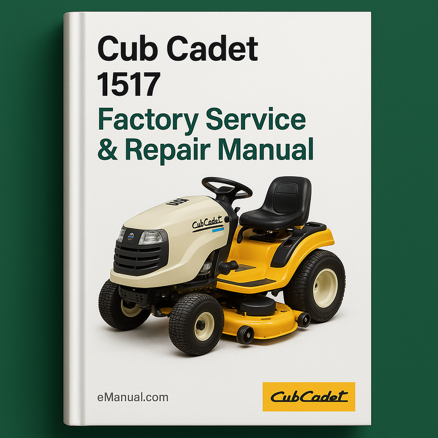 Cub Cadet 1517 Factory Service Repair Manual