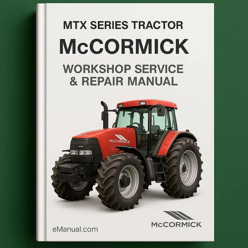 McCormick MTX Series Tractor Workshop Service Repair Manual - #1 Download PDF