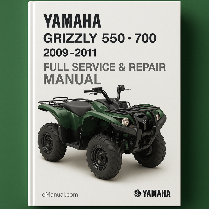 Yamaha GRIZZLY 550 700 Full Service & Repair Manual 2009-2011