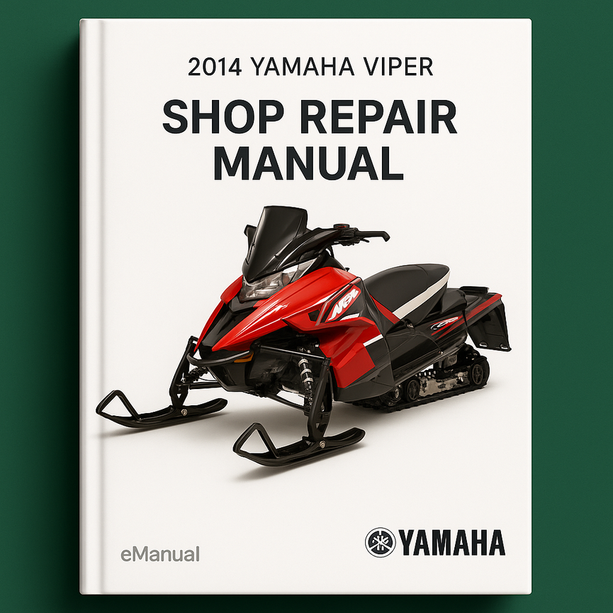 2014 Yamaha Viper Snowmobile Shop Repair Manual LTX XTX RTX
