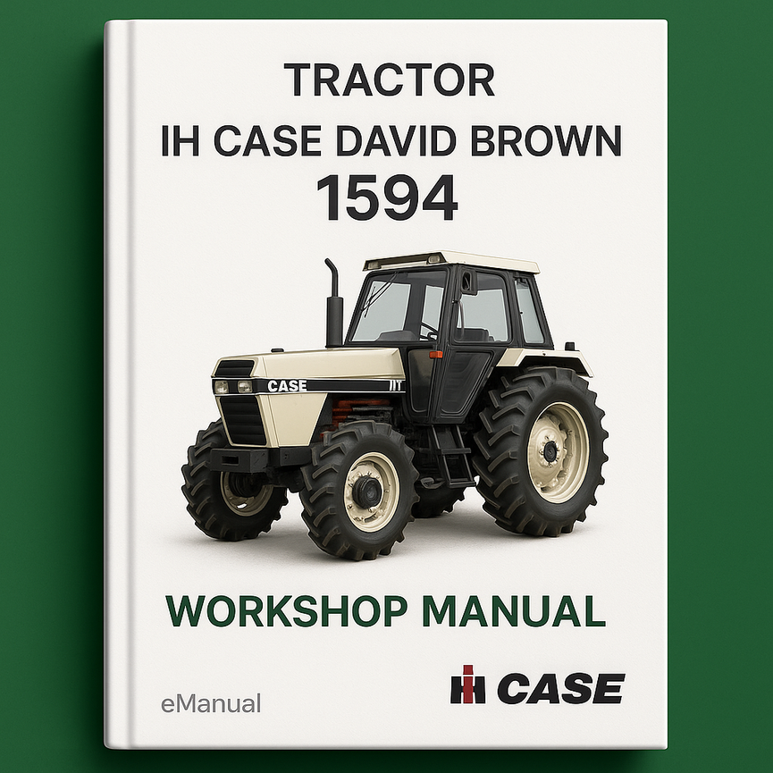 IH Case David Brown 1594 Tractor Workshop Repair Service Shop Manual - Improved - Download PDF