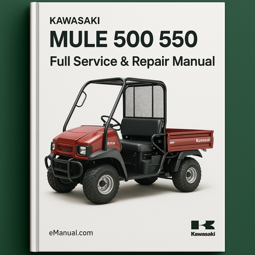 KAWASAKI MULE 500 550 Full Service & Repair Manual