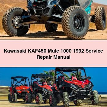 Kawasaki KAF450 Mule 1000 1992 Service Repair Manual