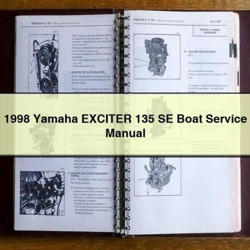 1998 Yamaha EXCITER 135 SE Boat Service Manual