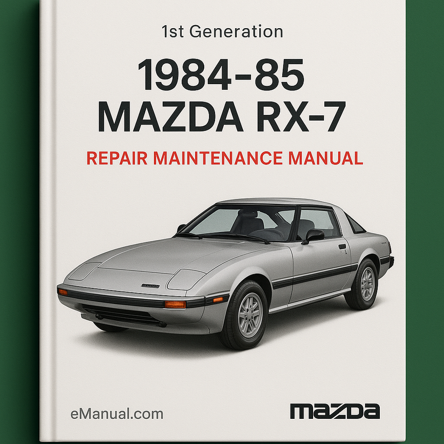 1984-85 1st Generation Mazda RX-7 Repair Maintenance Manual