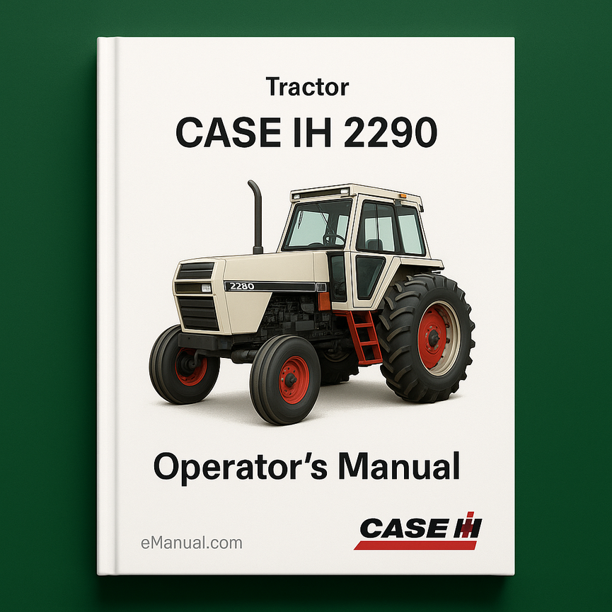 CASE IH 2290 Tractor OperatorS Manual