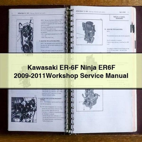 Kawasaki ER-6F Ninja ER6F 2009-2011Workshop Service Manual