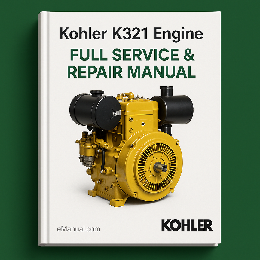 Kohler K321 Engine Full Service Repair Manual