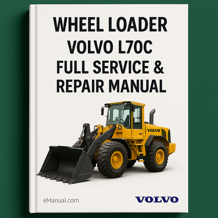 Vollständiges Wartungs- und Reparaturhandbuch für den Radlader Volvo L70C (PDF-Download)