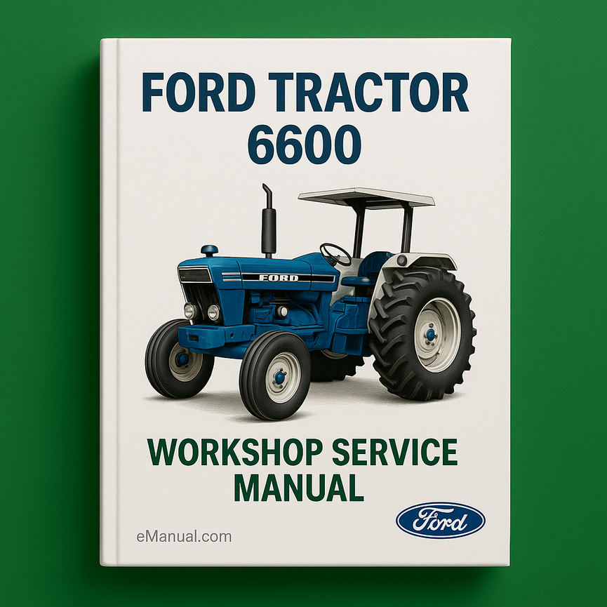 Ford Tractor 6600 Workshop Service Manual Repair