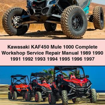 Kawasaki KAF450 Mule 1000 Complete Workshop Service Repair Manual 1989 1990 1991 1992 1993 1994 1995 1996 1997
