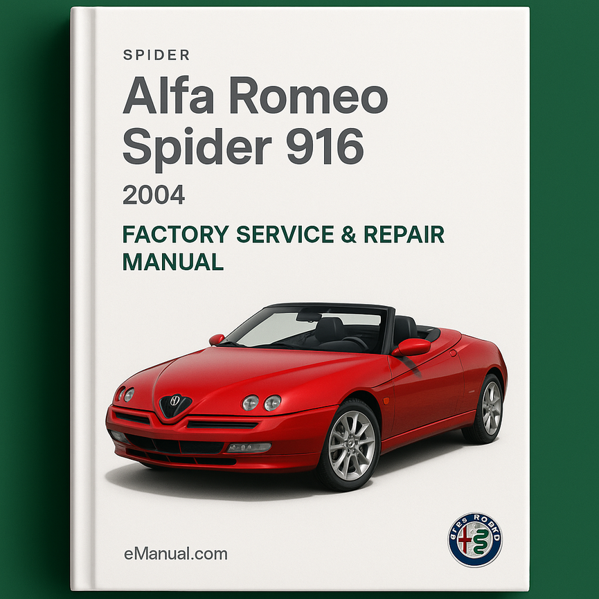 Alfa Romeo Spider 916 2004 Factory Service Repair Manual