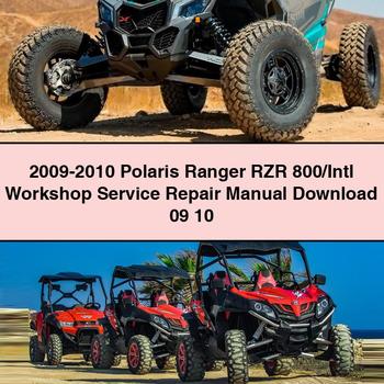 2009-2010 Polaris Ranger RZR 800 Intl Workshop Service Repair Manual 09 10