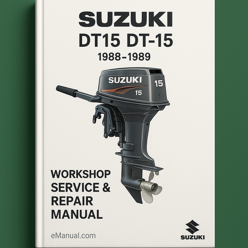 Suzuki DT15 DT-15 1988 1989 Workshop Service Repair Manual