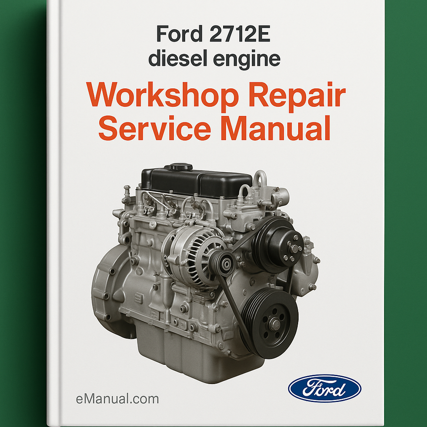 Ford 2712E diesel engine Workshop Repair Service Manual