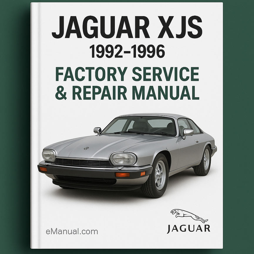 Jaguar XJS 1992-1996 Factory Service Repair Manual