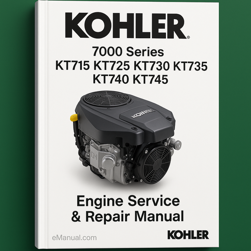 Kohler 7000 Series KT715 KT725 KT730 KT735 KT740 KT745 Engine Service & Repair Manual