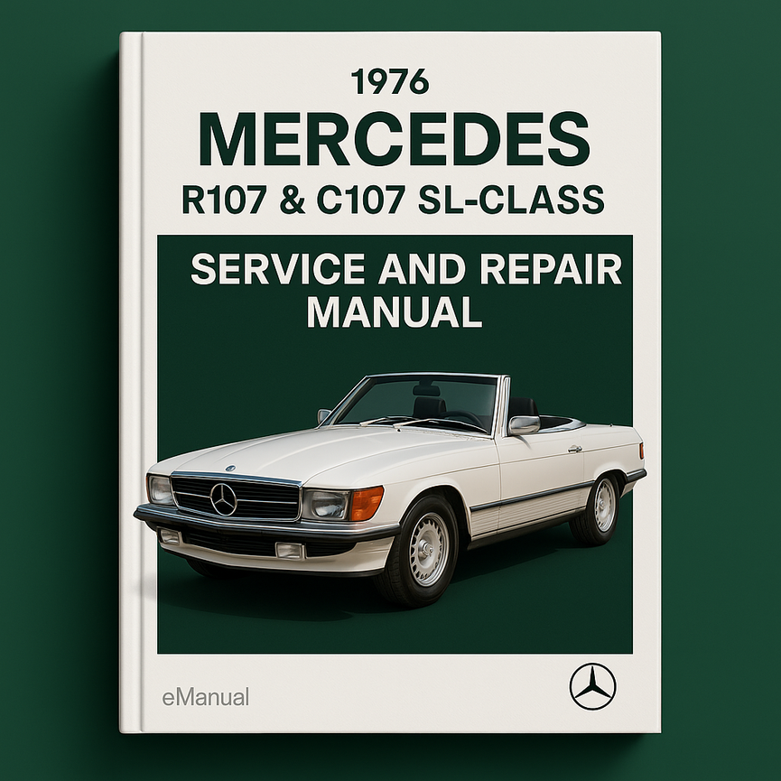 1976 Mercedes R107 & C107 SL-Class Service and Repair Manual