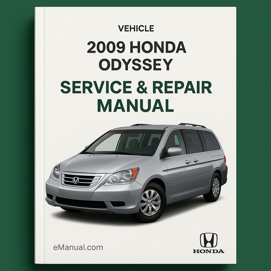 2009 Honda Odyssey Service & Repair Manual